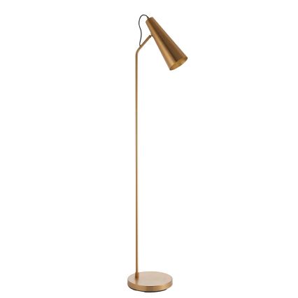 Endon 107528 - Stojacia lampa KARNA 1xE27/10W/230V mosadz