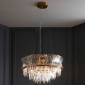 Endon 107785 - Luster na lanku 9xE14/6W/230V zlatý