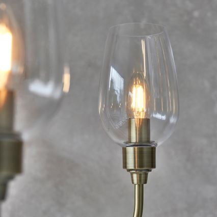 Endon 107791 - Luster na reťazi 6xE14/6W/230V mosadz