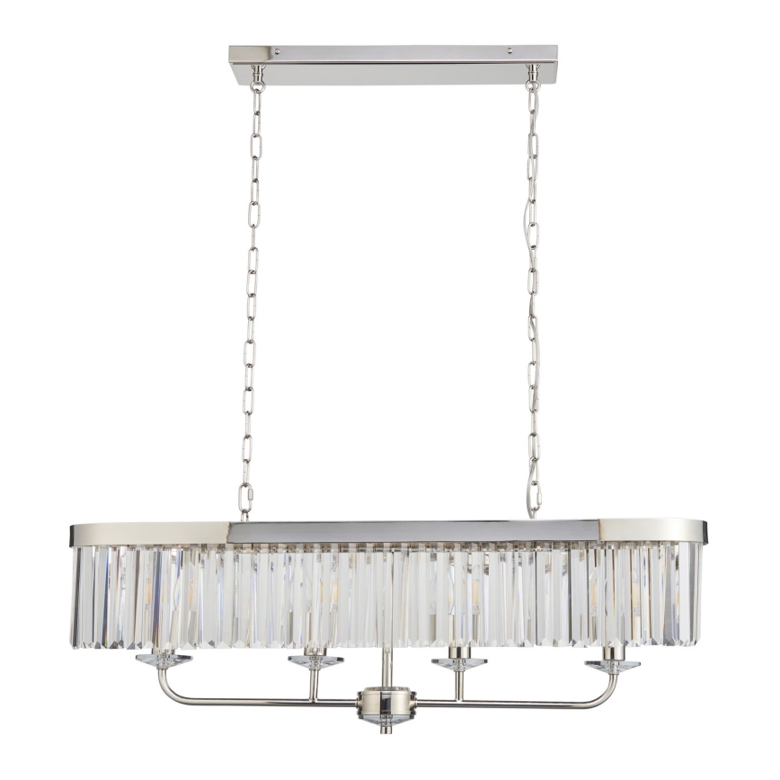 Endon 109058 - Závesný luster na reťazi 4xE14/6W/230V lesklý chróm