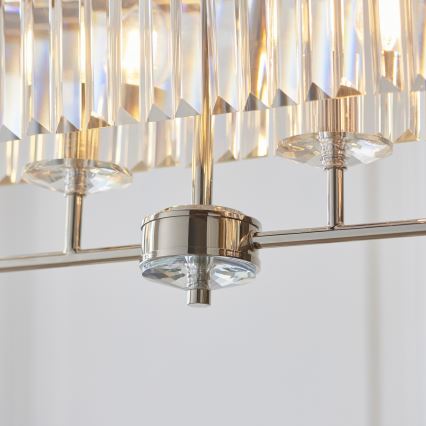 Endon 109058 - Závesný luster na reťazi 4xE14/6W/230V lesklý chróm