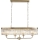Endon 110539 - Luster na reťazi CHESTERFIELD 4xE14/6W/230V mosadz