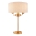 Endon 110721 - Stolná lampa HIGHCLERE 3xE14/18W/230V béžová/mosadz