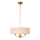 Endon 110723 - Luster na reťazi HIGHCLERE 3xE14/40W/230V béžová/mosadz