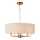 Endon 110727 - Luster na reťazi HIGHCLERE 8xE14/40W/230V béžová/mosadz priemer 70 cm