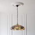 Endon 112193 - Luster na reťazi Tiffany SULLIVAN 3xE27/60W/230V, priemer 57 cm