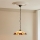 Endon 112197 - Luster na reťazi Tiffany INGRAM 1xE27/60W/230V pr. 45 cm