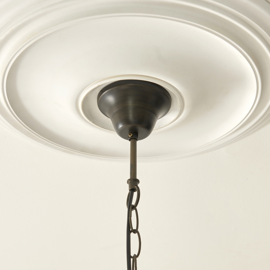 Endon 112246 - Luster na reťazi Tiffany BOTANICA 1xE27/60W/230V priemer 45 cm