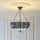 Endon 112250 - Luster na reťazi Tiffany DRAGONFLY 3xE27/60W/230V priemer 50 cm