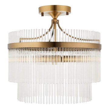 Endon 112575 - Prisadený luster MARIETTA 3xE14/7W/230V mosadz/číra