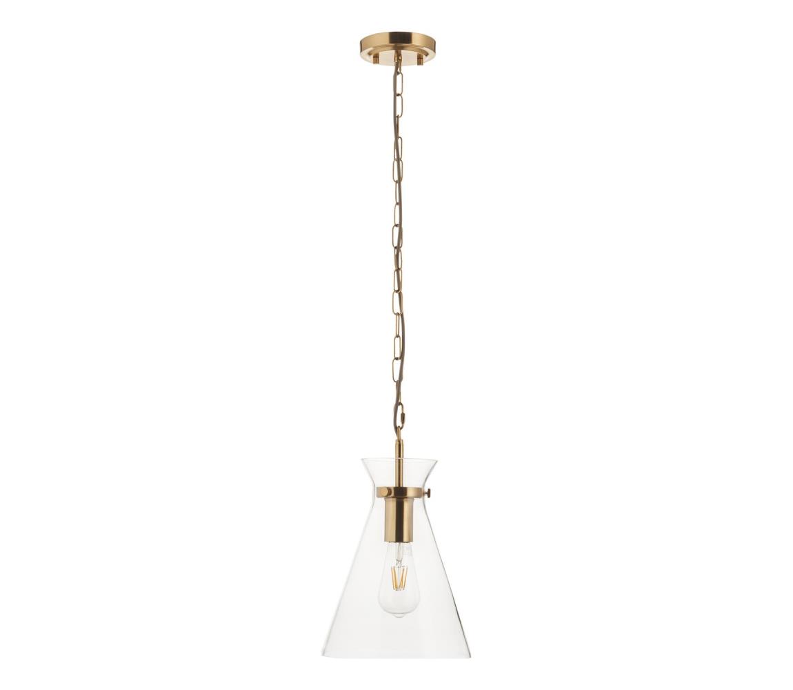 Endon 112859 - Luster na reťazi HARLOW 1xE27/10W/230V mosadz 112859