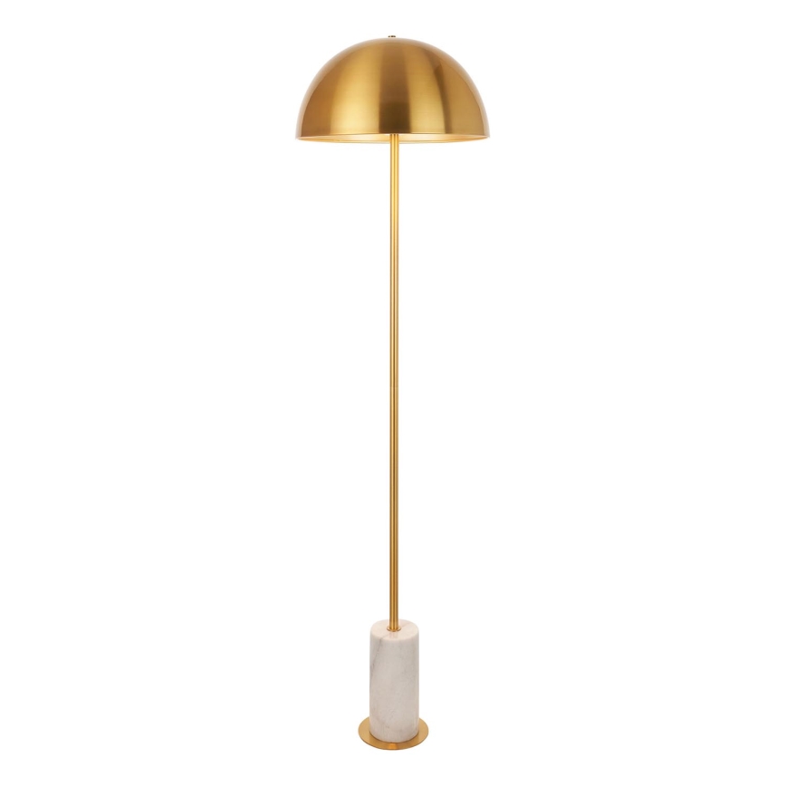 Endon 114208 - Stojacia lampa BERTOIA 1xE27/10W/230V mosadz