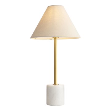 Endon 114211 - Stolná lampa 1xE14/7W/230V béžová/mosadz