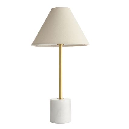Endon 114211 - Stolná lampa 1xE14/7W/230V béžová/mosadz