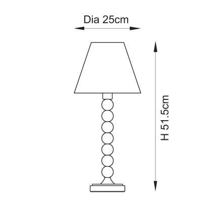 Endon 114703 - Stolná lampa HIGGLEDY 1xE14/7W/230V zelená