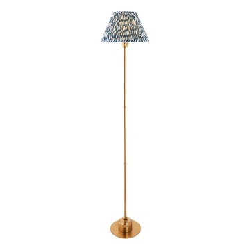 Endon 114778 - LED Stmievateľná nabíjacia stojacia lampa BURLEY LED/1,5W/5V mosadz/modrá