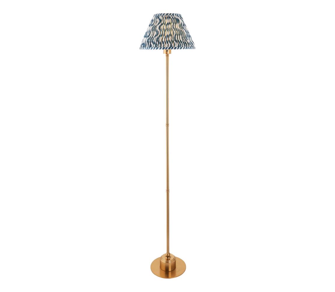 Endon 114778 - Stmievateľná nabíjacia stojacia LED lampa BURLEY LED/1,5W/5V mosadz/modrá 114778