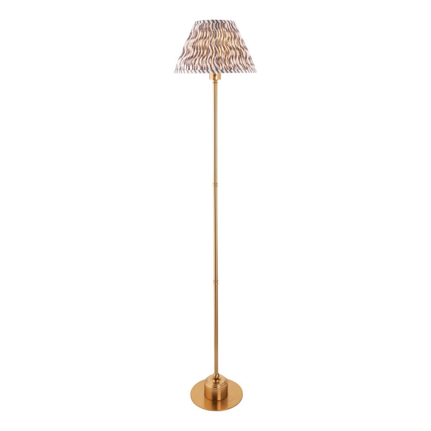 Endon 114785 - LED Stmievateľná nabíjacia stojacia lampa BURLEY LED/1,5W/5V 3600 mAh mosadz/šedá