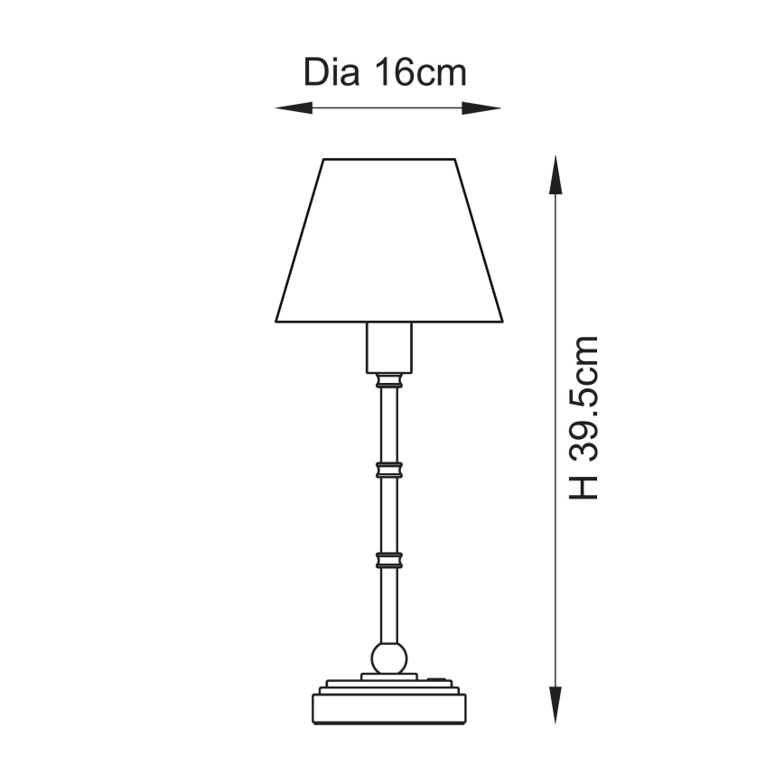Endon 114804 - LED Stmievateľná nabíjacia stolná lampa BURLEY LED/1,5W/5V mosadz/ružová