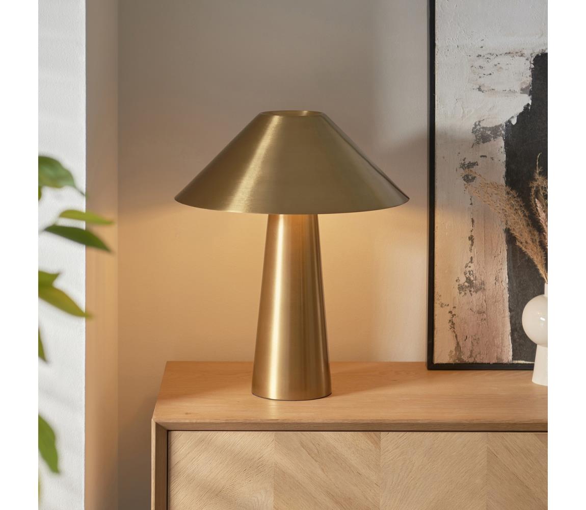 Endon 118685 - Stolová lampa ISAK 1xE27/10W/230V zlatá 118685