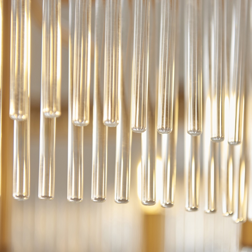 Endon 119110 - Luster na reťazi CLERMONT 5xE14/6W/230V mosadz