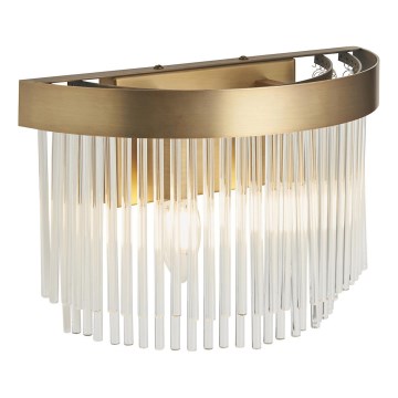 Endon 119125 - Nástenné svietidlo CLERMONT 2xE14/6W/230V mosadz