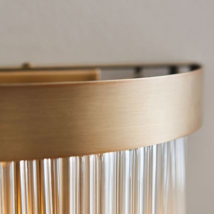 Endon 119125 - Nástenné svietidlo CLERMONT 2xE14/6W/230V mosadz