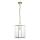 Endon 119141 - Luster na reťazi HAMMOND 1xE27/10W/230V 21,5x21,5 cm mosadz