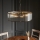 Endon 119455 - Luster na reťazi RIDGETON 8xE14/7W/230V mosadz