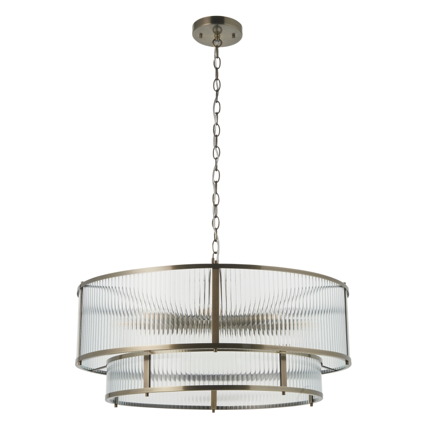 Endon 119456 - Luster na reťazi RIDGETON 8xE14/7W/230V matný chróm