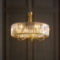 Endon 119610 - Luster na reťazi VISCONTI 5xE14/6W/230V mosadz