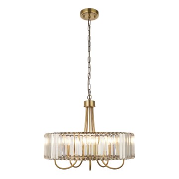 Endon 119610 - Luster na reťazi VISCONTI 5xE14/6W/230V mosadz