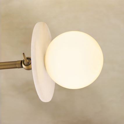 Endon 120036 - Luster na tyči CERCHIO 3xG9/5W/230V mosadz