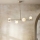 Endon 120038 - Luster na tyči CERCHIO 4xG9/5W/230V mosadz