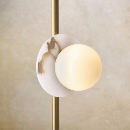 Endon 120042 - Stojacia lampa CERCHIO 3xG9/5W/230V mosadz