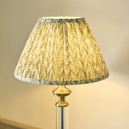 Endon 122515 - Stolná lampa AVEBURY 1xE27/10W/230V mosadz/zelená