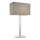 Endon 56707 - Stolná lampa MORETO 1xE27/60W/230V lesklý chróm/šedá