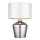 Endon 61198 - Stolná lampa WALDORF 1xE27/10W/230V lesklý chróm/biela