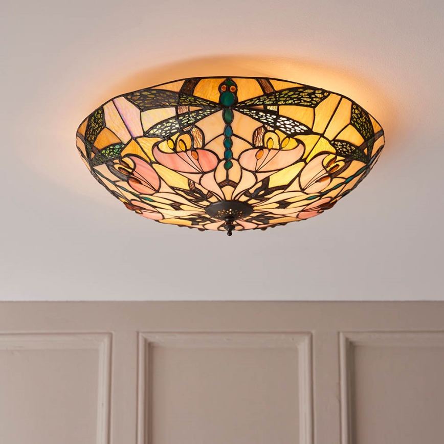 Endon 63922 - Stropné svietidlo ASHTON 2xE27/60W/230V pr. 45 cm