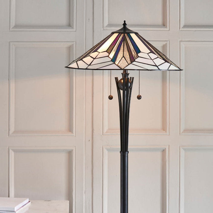 Endon 63934 - Stojacia lampa ASTORIA 2xE27/60W/230V pr. 48 cm