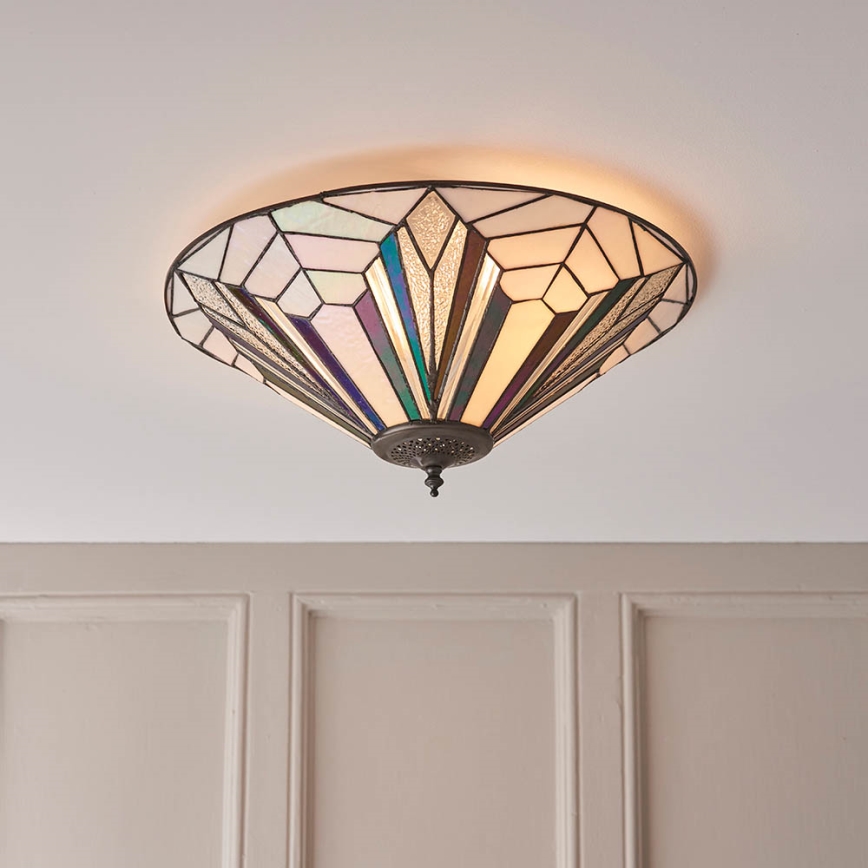 Endon 63935 - Stropné svietidlo ASTORIA 2xE27/60W/230V pr. 48 cm