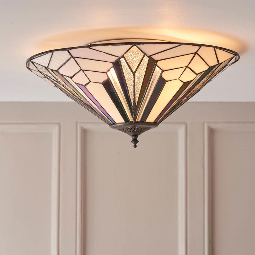 Endon 63935 - Stropné svietidlo ASTORIA 2xE27/60W/230V pr. 48 cm