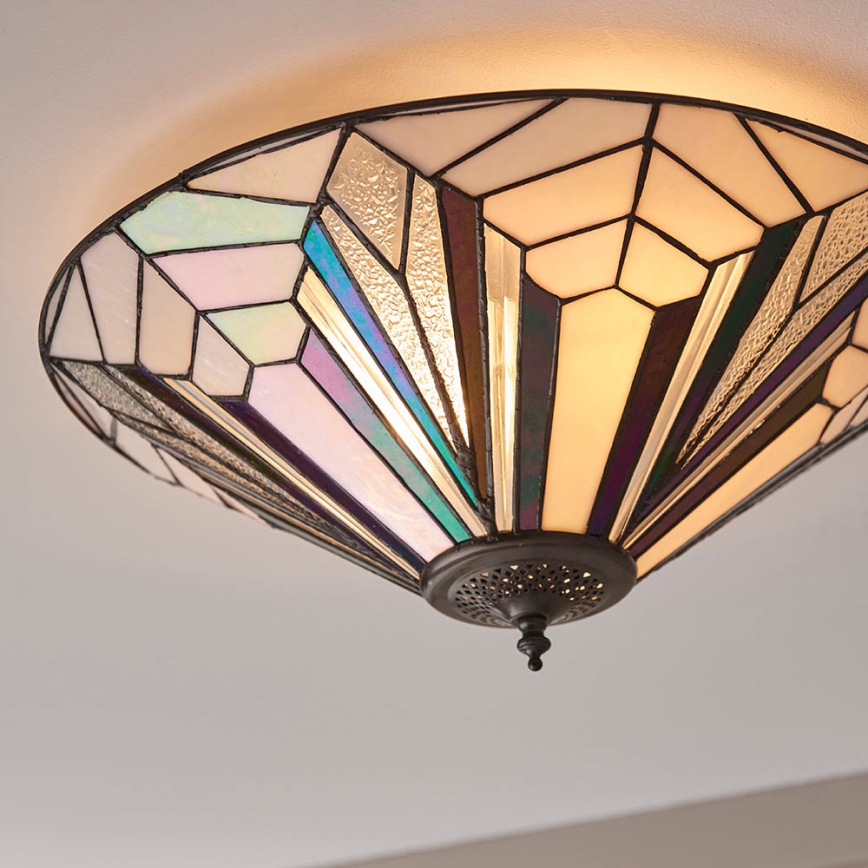 Endon 63935 - Stropné svietidlo ASTORIA 2xE27/60W/230V pr. 48 cm