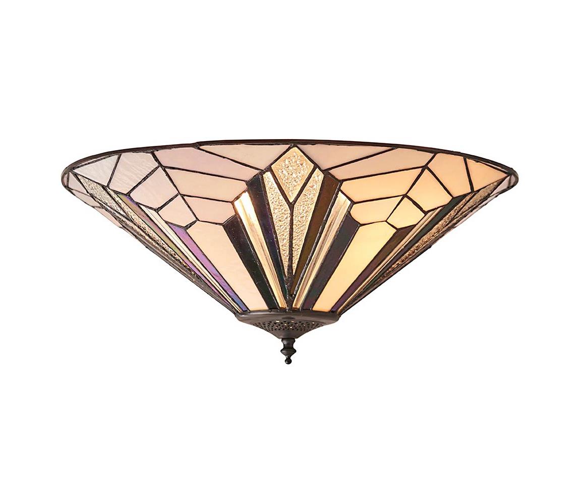 Endon 63935 - Stropné svietidlo Tiffany ASTORIA 2xE27/60W/230V priemer 48 cm 63935