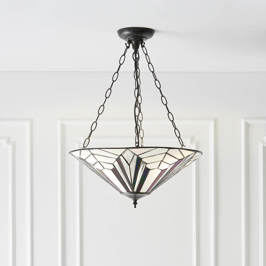 Endon 63936 - Luster na reťazi ASTORIA 3xE27/60W/230V pr. 48 cm