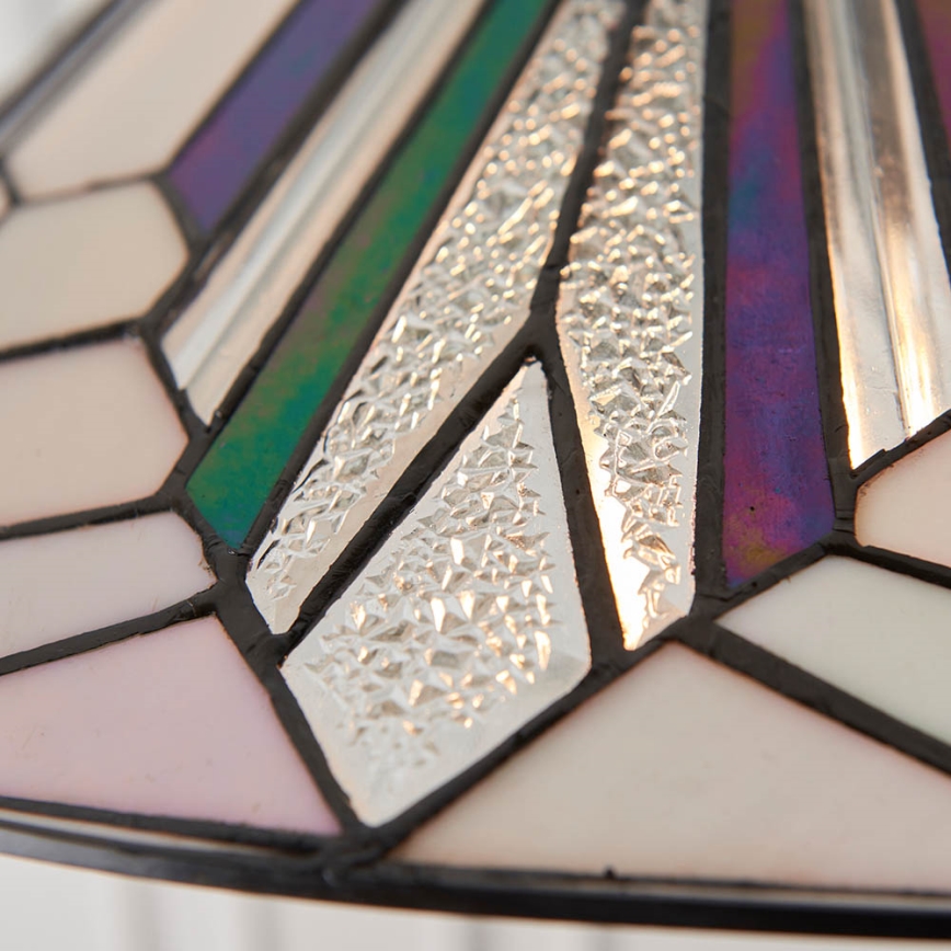 Endon 63938 - Luster na reťazi Tiffany ASTORIA 1xE27/60W/230V pr. 48 cm