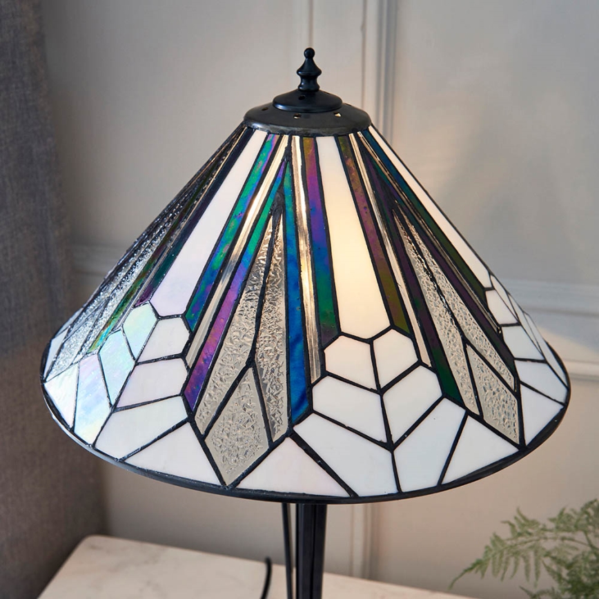 Endon 63939 - Stolná lampa ASTORIA 1xE27/60W/230V, priemer 40 cm