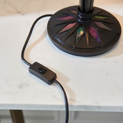 Endon 63939 - Stolná lampa Tiffany ASTORIA 2xE27/60W/230V pr. 40 cm