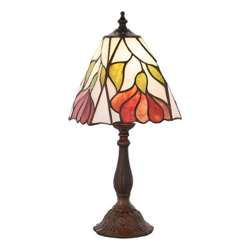 Endon 63963 - Stolná lampa Tiffany BOTANICA 1xE14/40W/230V, priemer 16 cm