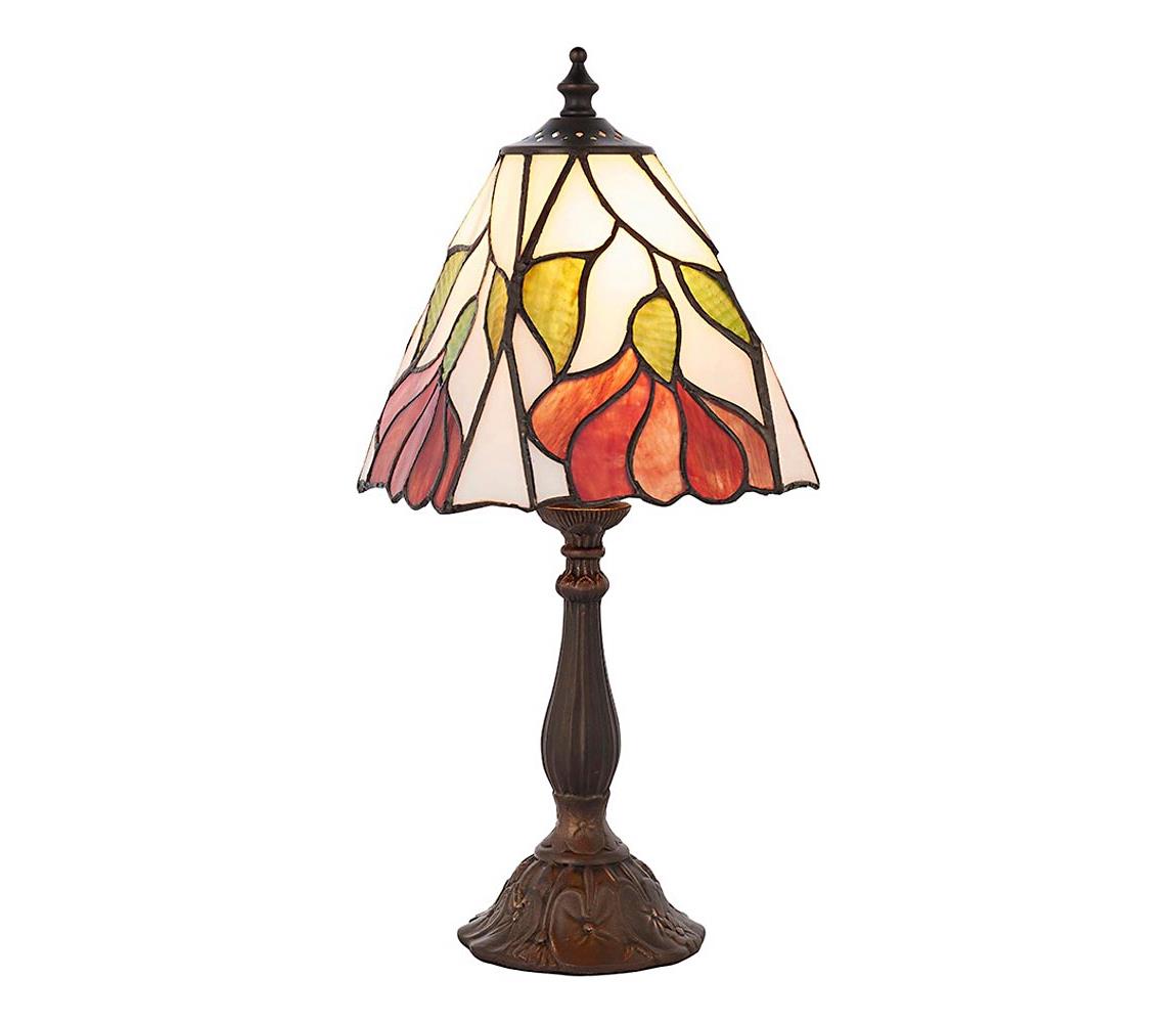 Endon 63963 - Stolná lampa Tiffany BOTANICA 1xE14/40W/230V, priemer 16 cm 63963